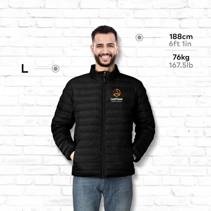 Men s Puffer Jackets Custom Padded or Down Jackets VistaPrint